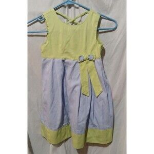 B.T. Kids Dress Size 6 Green And Blue